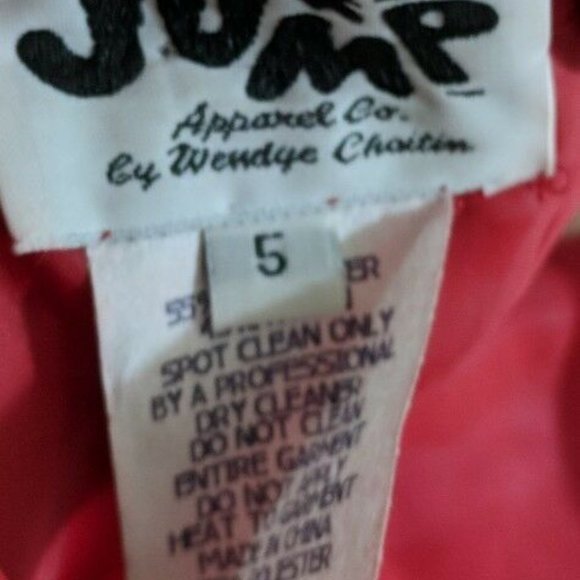 Jump Apparel Wendye Chaitin red halter dress sz 5 - Picture 4 of 6